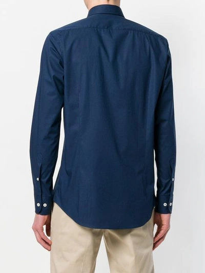 Shop Etro New Warrant Shirt - Blue