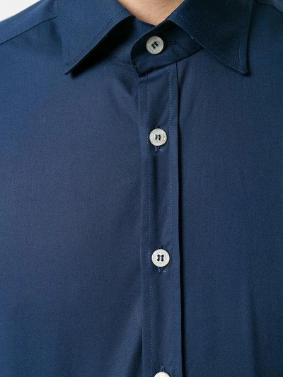 Shop Etro New Warrant Shirt - Blue