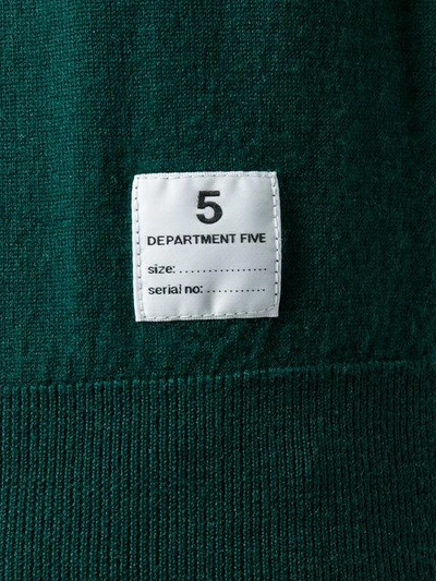 Shop Department 5 Crew Neck Sweater In Green