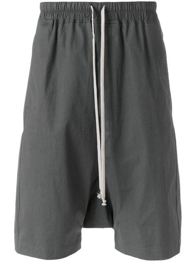 Shop Rick Owens Drop Crotch Shorts