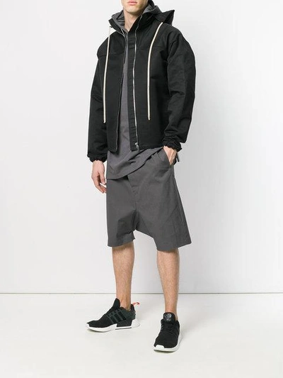 Shop Rick Owens Drop Crotch Shorts