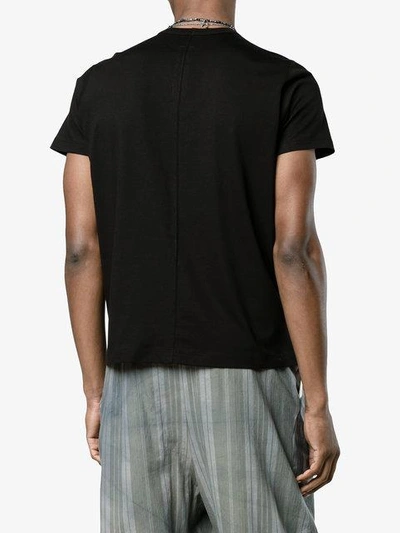 Shop Rick Owens Black Shortsleeved T Shirt