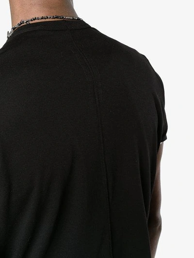 Shop Rick Owens Black Shortsleeved T Shirt