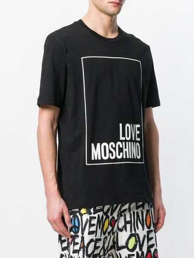 Shop Love Moschino Logo Print T