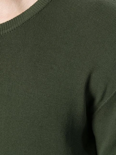 Shop Roberto Collina Round Neck Jumper In Green