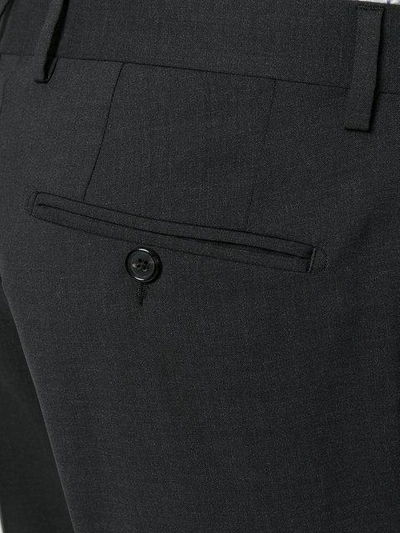 Shop Dolce & Gabbana Fitted Formal Suit In Grey