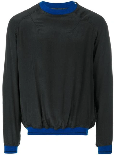 Shop Haider Ackermann Contrast Sweatshirt In Black