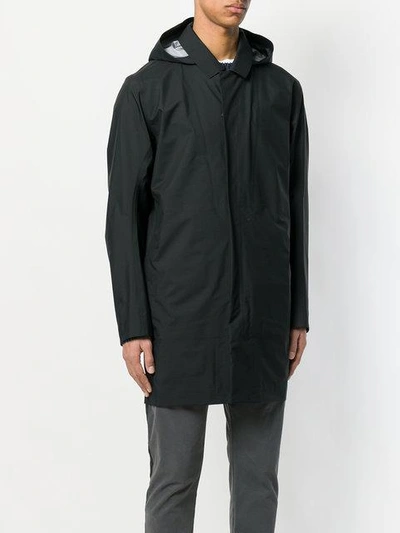 Shop Arc'teryx Hooded Parka In Black