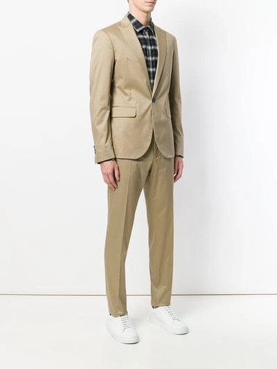 Shop Dsquared2 Classic Two-piece Suit - Neutrals