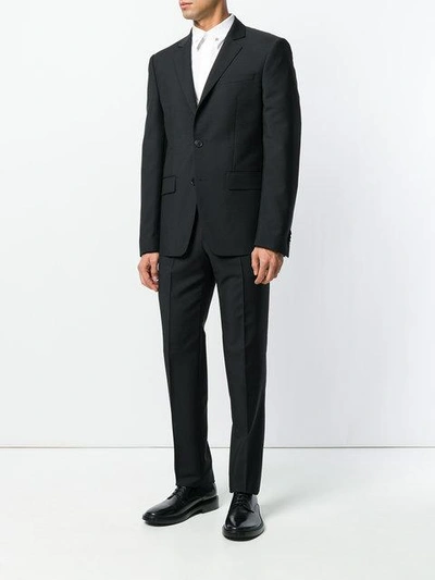 Shop Givenchy Formal Fitted Two-piece Suit In Black