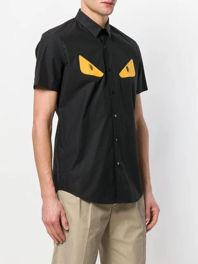 Shop Fendi Bag Bugs Short-sleeve Shirt - Black