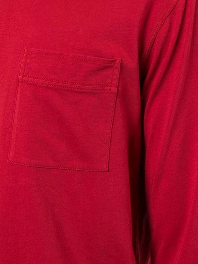 Shop Cerruti 1881 Patch Pocket T-shirt In Red
