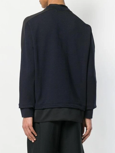 Shop Diesel Black Gold Drawstring Hem Sweater - Blue