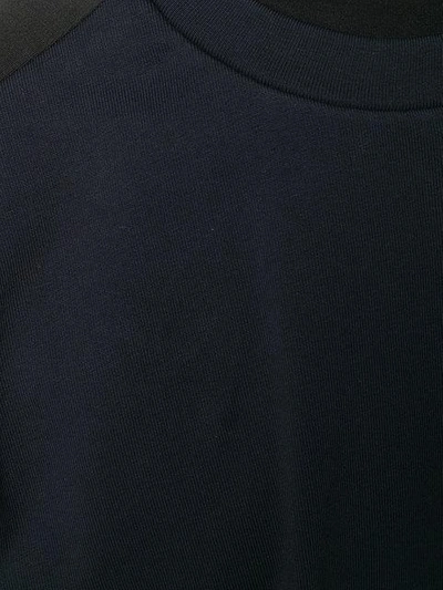 Shop Diesel Black Gold Drawstring Hem Sweater - Blue