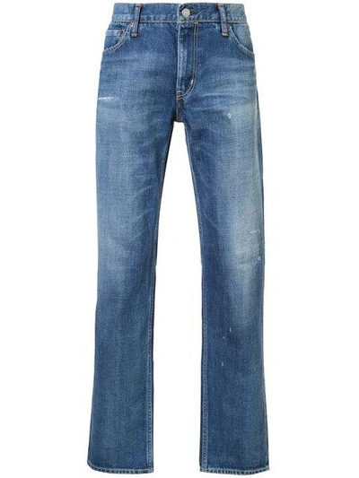 Shop Visvim Classic Jeans In Blue