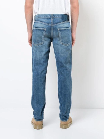 Shop Visvim Classic Jeans In Blue