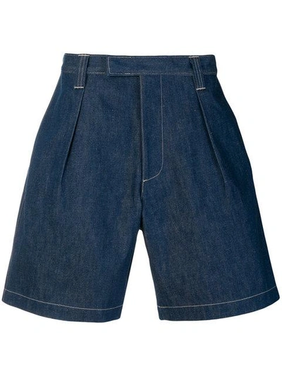 Shop E. Tautz Tailored Shorts In Blue