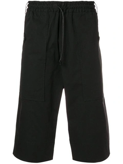 Shop Isabel Benenato Long Bermuda Shorts - Black