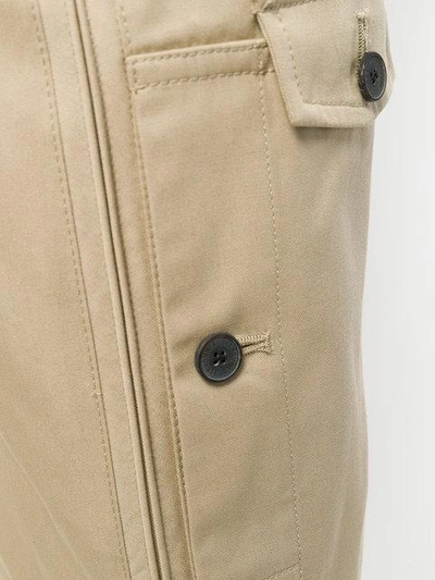 Shop Les Hommes Vertical Cuts Trousers