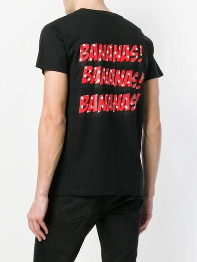 Shop Herman Banana Print T-shirt In Black