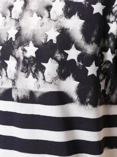 Shop Balmain Stars And Stripes T In Black