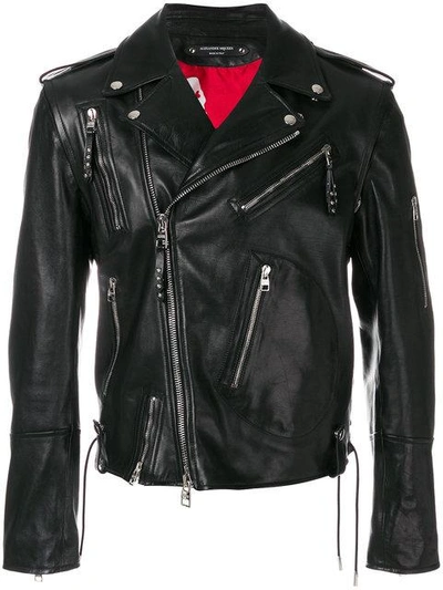 leather biker jacket