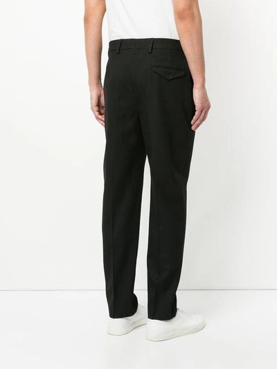 Shop Lemaire Tailored Trousers - Black