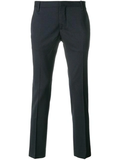 Shop Entre Amis Straight-leg Trousers In Blue