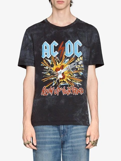 AC/DC扎染印花T恤