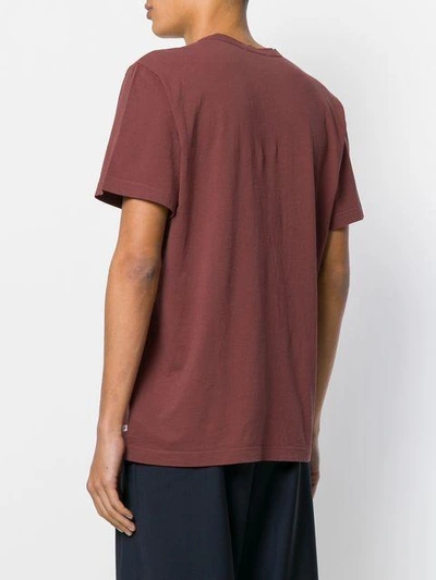 Shop James Perse Classic T-shirt - Red