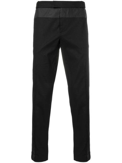 Shop Les Hommes Urban Classic Fitted Trousers - Black