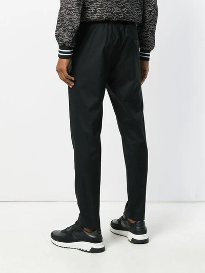 Shop Les Hommes Urban Classic Fitted Trousers - Black