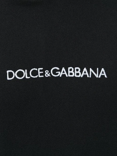 Shop Dolce & Gabbana Logo Hoody In Black