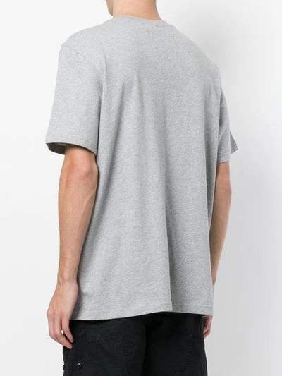 Shop Adidas Originals Trefoil T-shirt In Grey