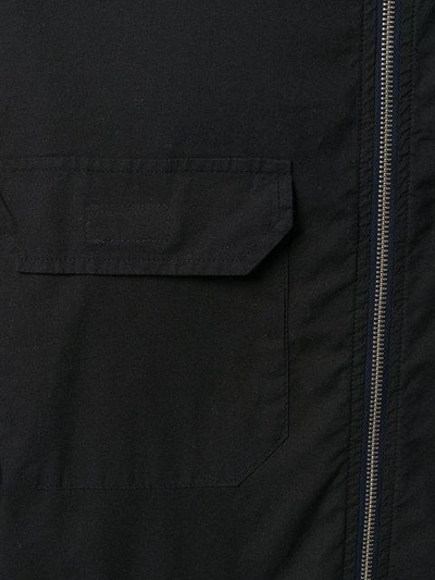 Shop Labo Art Front Zip Jacket In Black