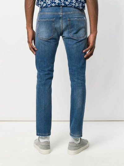Shop Entre Amis Slim Fit Straight Jeans - Blue