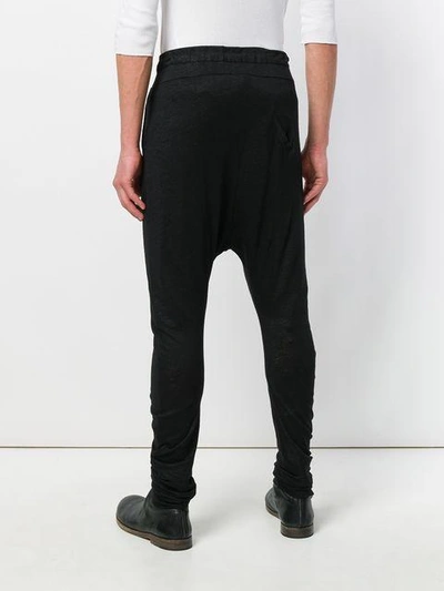 Shop Army Of Me Drop Crotch Trousers - Black