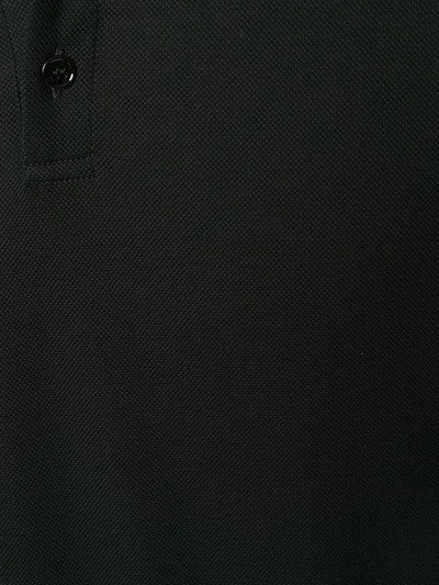 Shop Saint Laurent Classic Polo Shirt In 1000 Black