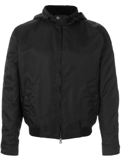 Shop Sealup Zipped Fitted Jacket In Black