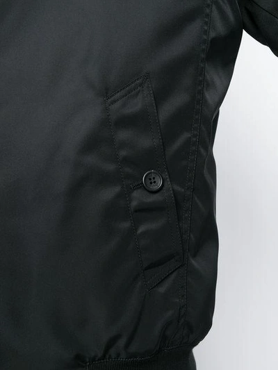 Shop Sealup Zipped Fitted Jacket In Black