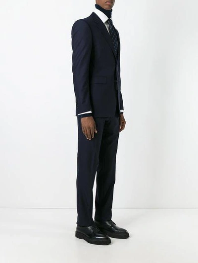 Shop Burberry Modern Fit Wool Suit In Blue