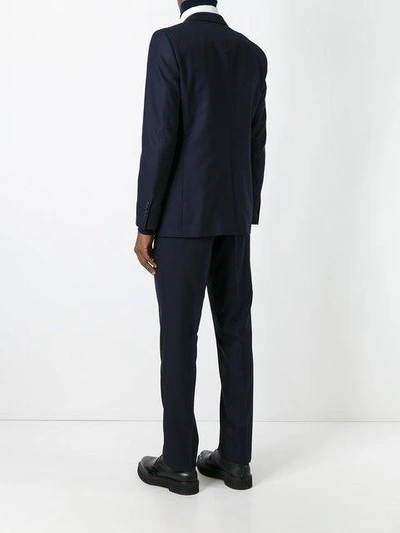 Shop Burberry Modern Fit Wool Suit In Blue