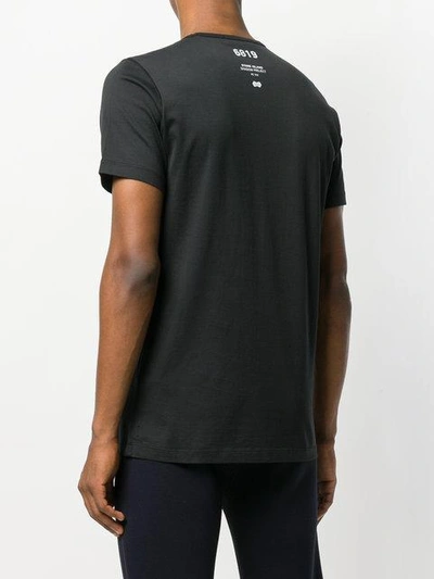 Shop Stone Island Shadow Project Printed T-shirt In Black