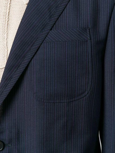 Shop Ferragamo Striped Single-breasted Suit