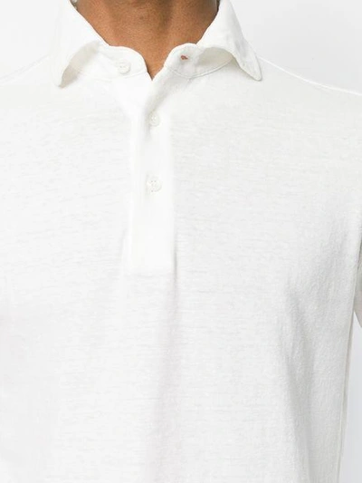 Shop Doppiaa Long-sleeved Polo Shirt