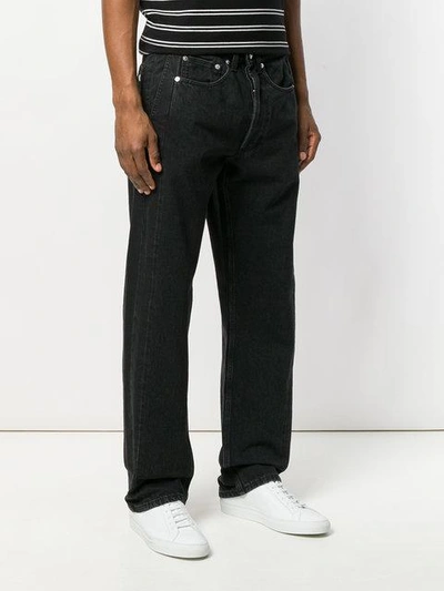 Shop Alexander Mcqueen Loose Fit Jeans In Black