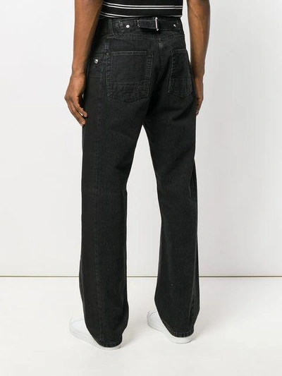 Shop Alexander Mcqueen Loose Fit Jeans In Black