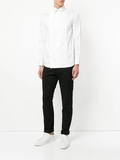Shop Matthew Miller Long-sleeve Shirt In White