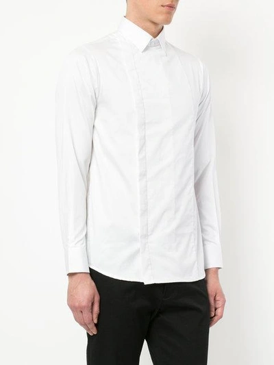 Shop Matthew Miller Long-sleeve Shirt In White