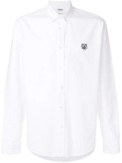 Shop Kenzo Tiger Shirt - White
